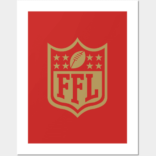 Fantasy Football - 49ers Gold Posters and Art